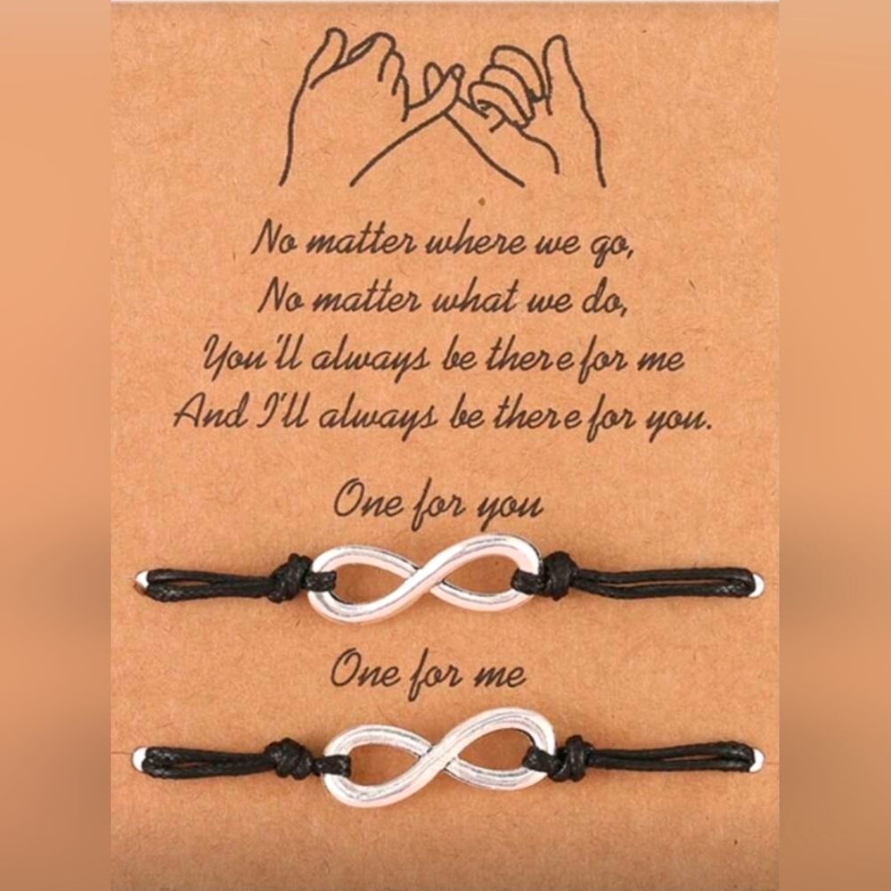 Silver Infinity Friendship Bracelets
